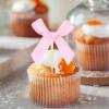10pcs Stylish Bowknot Party Cake Decorations Suitable For Birthday Cakes And Bridal Showers With Romance Charm view 3