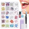 Tooth Gem | Teeth Jewelry,Temporary Filling Repair Decorations Cosmetic Solution Enhancement for Cracks Chips Restoration view 1