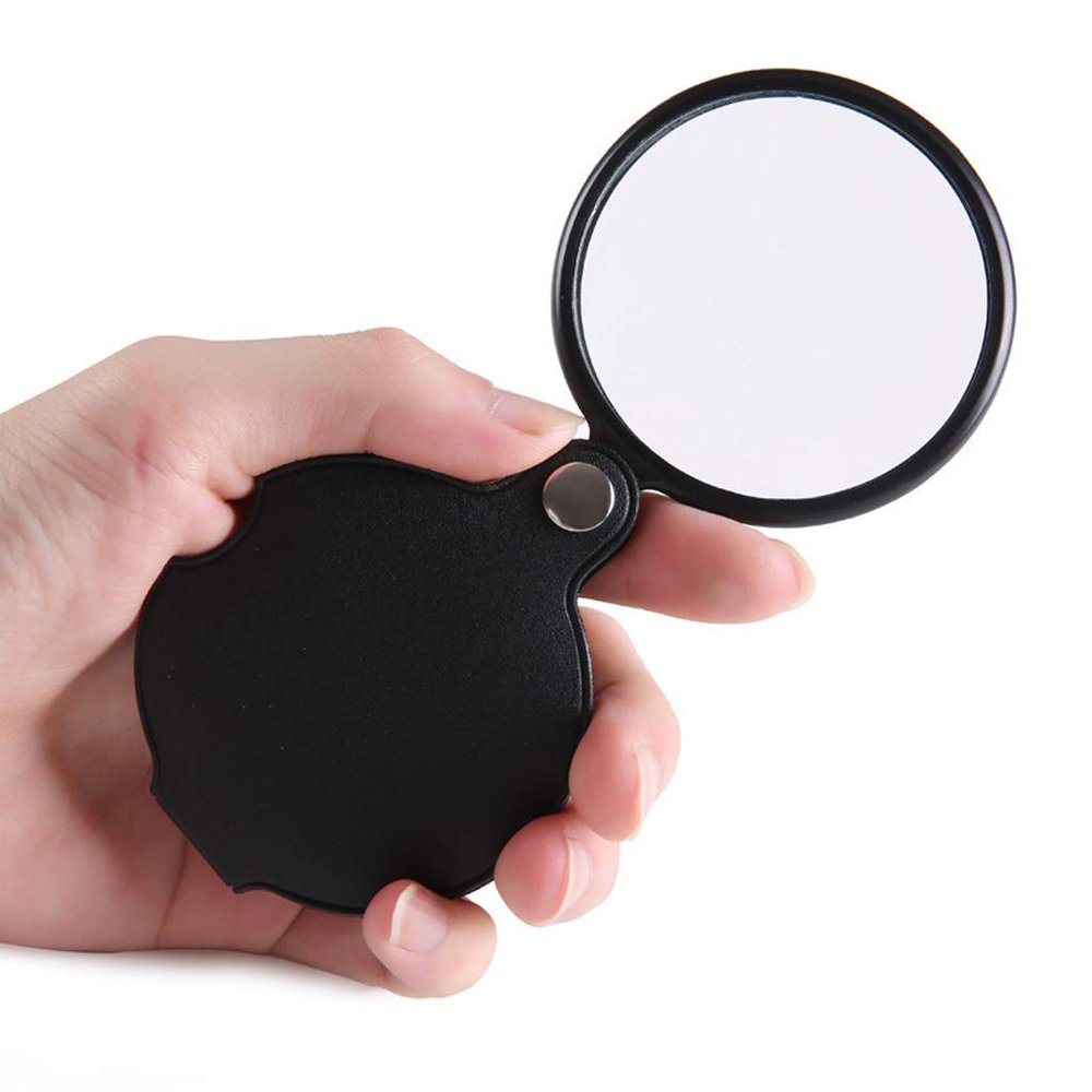 10x HD Portable Old Man Reading Magnifier Foldable Handheld Magnifier
