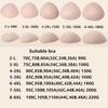 Trssorm Breast Forms Prosthesis for Mastectomy Women Silicone Filler Breathable Sea Swim, Skin, XL-100G view 2