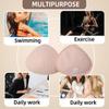 Trssorm Breast Forms Prosthesis for Mastectomy Women Silicone Filler Breathable Sea Swim, Skin, XL-100G view 3
