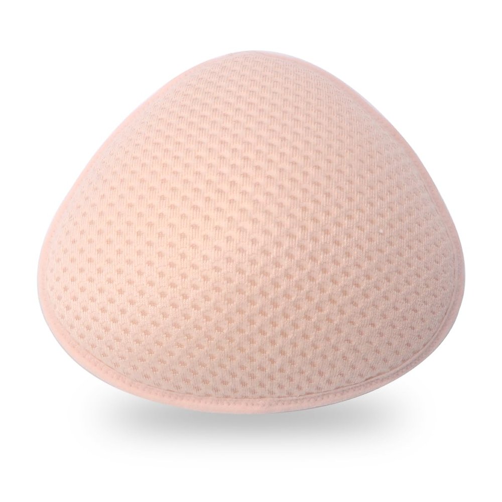 Trssorm Breast Forms Prosthesis for Mastectomy Women Silicone Filler Breathable Sea Swim, Skin, 2XL-130G