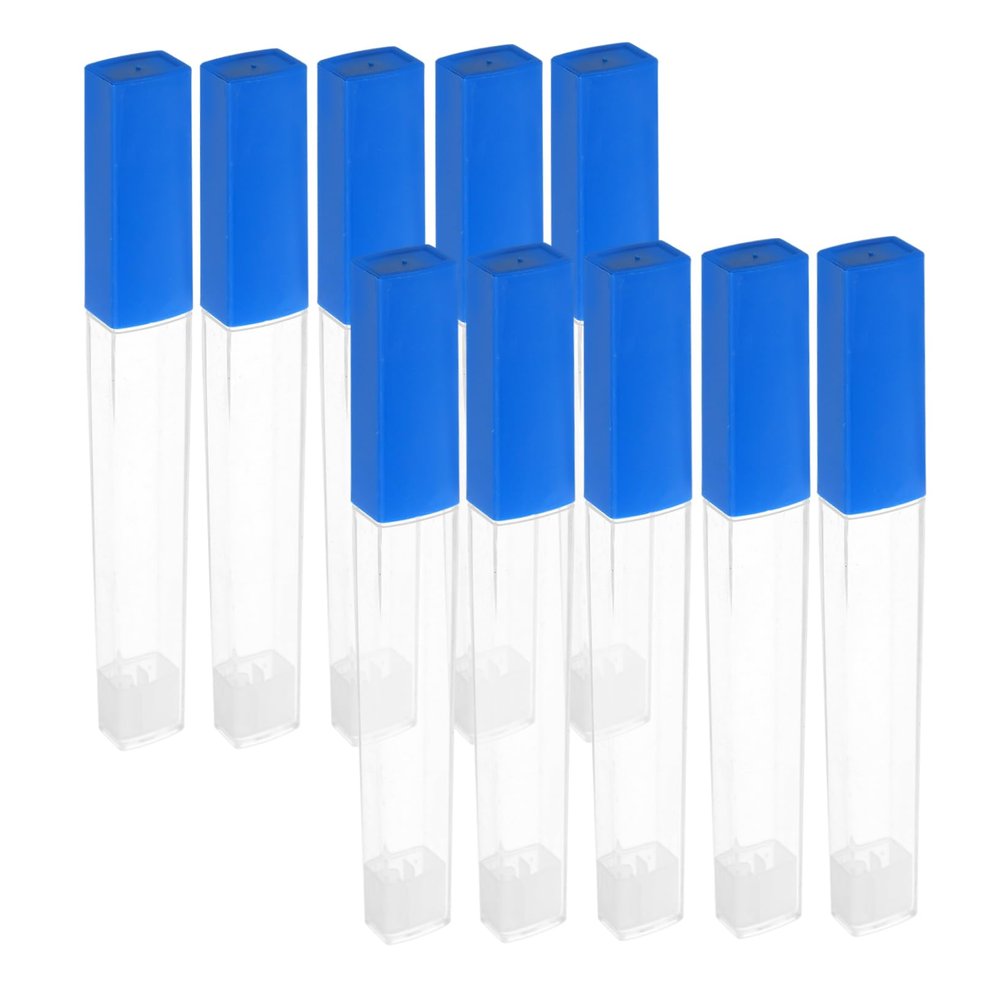 IMIKEYA 10pcs Plastic Tube Thermometer Storage Tube Holder Storage Case for Thermometer Cover