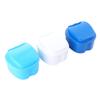BESTYASH Denture Storage Case 3pcs with Strainer Basket Portable Denture Bath Box Holder for Soaking and Cleaning False Teeth Travel Oral Care view 1