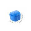 BESTYASH Denture Storage Case 3pcs with Strainer Basket Portable Denture Bath Box Holder for Soaking and Cleaning False Teeth Travel Oral Care view 2