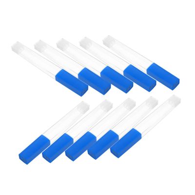 Ciieeo 10pcs Plastic Tube Storage Case Protective Holder for Kit and Supplies