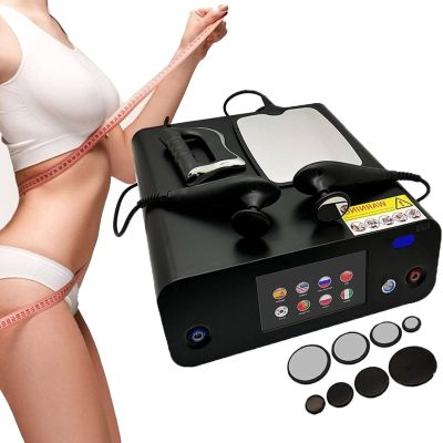 448K Tecar Therapy Device,CET/RET Diathermy Body Sliming Machine,Skin Tightening Machine,with 8 Working Head/Negative Plate/Fascia Knife Facial Lifting Beauty Machine