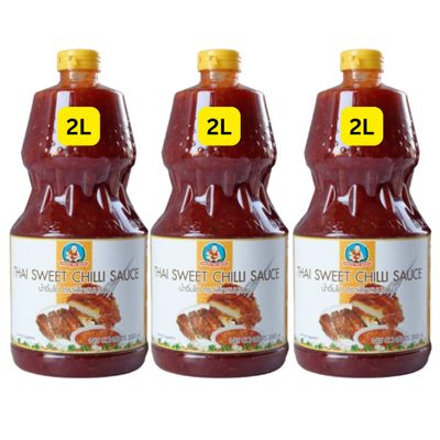 Thai Sweet Chilli Sauce Healthy Boy 2L Bottles (3x2L)