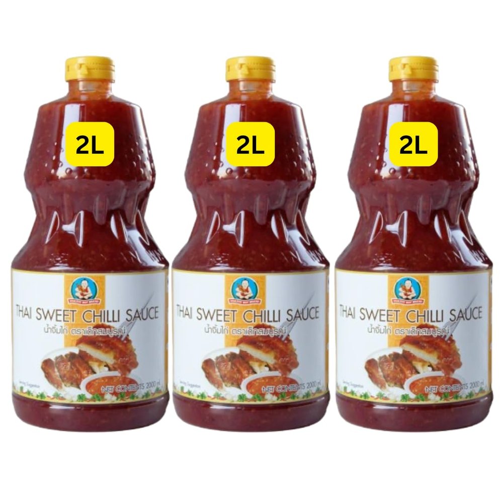 Thai Sweet Chilli Sauce Healthy Boy 2L Bottles (3x2L)