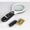 10 Times high-Definition Glass Portable Handheld 70MMLED with Light Glass 20 Times Old Reading Glass view 3