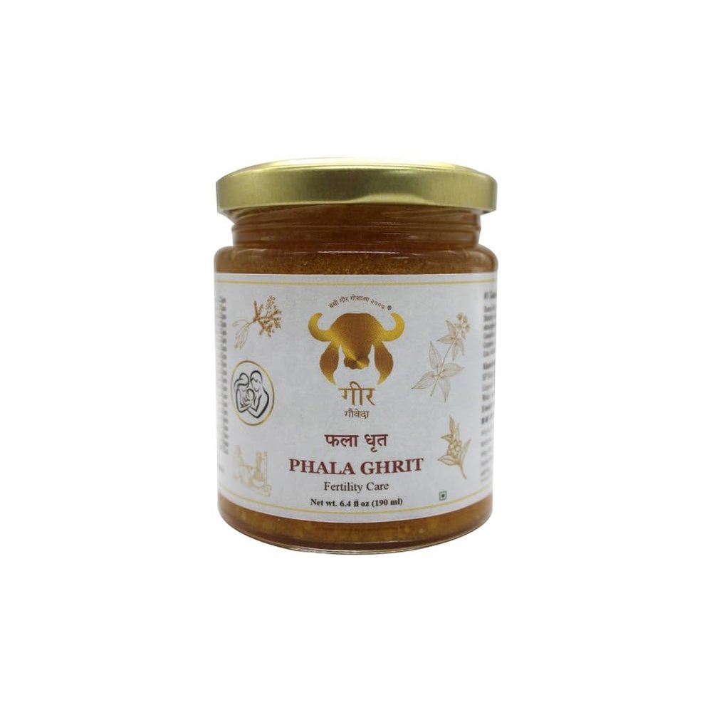 GIR GAUVEDA Phala Ghrit Ghee 6.4 Oz (190 ML) | Ayurvedic Pure Gir Cow Ghee.