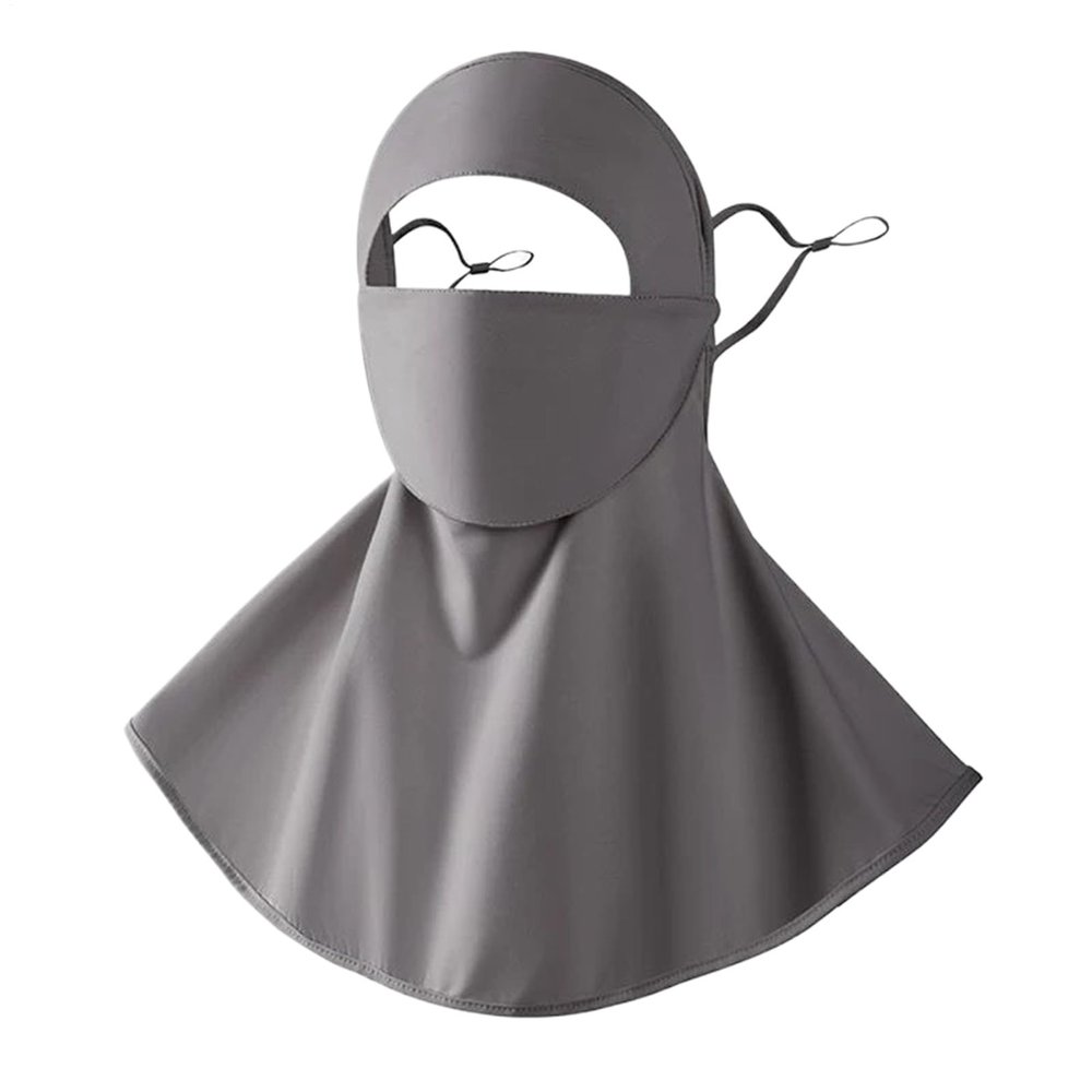 UV Protection Face Cover,Anti-UV Face Shield Sun Protection | Adjustable Ear Straps Cooling Washable with Drinking Hole Neck Guard for Golf Fishing Farming Cycling Gardening Field Work Running