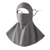 UV Protection Face Cover,Anti-UV Face Shield Sun Protection | Adjustable Ear Straps Cooling Washable with Drinking Hole Neck Guard for Golf Fishing Farming Cycling Gardening Field Work Running view 1