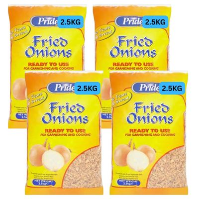 Crispy Fried Onions Pride, 2.5kg, Catering Pack (4x2.5KG)