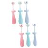 SAFIGLE 6pcs Boy Girl Toothbrush Soft Bristles Cute Toothbrush for Boys and Girls and Manual for Toddlers and Brushing view 1