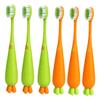 CALLARON 6pcs Boys and Girls Carrot Toothbrush Soft Manual Toothbrush for Boy Girl Gentle Bristles for Fragile Gums view 1