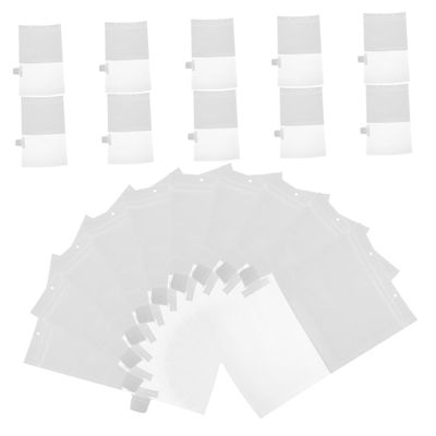 LALAFINA 20pcs Reusable Hanging Moisture Absorber Bags Transparent Humidity Pouches for Closets Kitchens and More Lightweight Portable Dehumidifier Storage