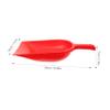 CTIRCHIU Handheld Dustpan and Brush Set Table Cleaning Dustpan with Easy to Clean Plastic Material, Convenient for Kitchen and Restaurant Use, Red Dust Pan Brush for Efficient Trash view 2