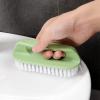 Shoe Brush Multi-Functional Special Soft Wool Washing Shoe Washing (Green-2pcs) view 2