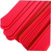 COLLBATH 25pcs Red Plastic Tongue Depressor Sticks and Laboratory Use Multipurpose Design Easy to Clean Reusable Lab Stirring Sticks Suitable for Children and Professional Applications view 3