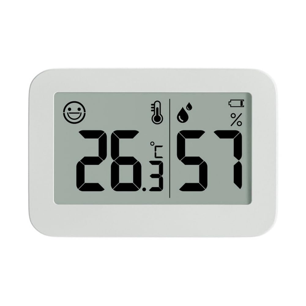 Fuhjythy Mini Electronic Thermometer and Hygrometer Indoor Baby Thermometer Refrigerator Thermometer with Smile Face Display