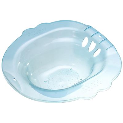 MOUNTTU Sitz Bath, Universal Sitz Bath for Toilet Wide Seat, Large-Capacity Soak Easy to Store, Anti Overflow for Hemorrhoids Postpartum Private Care for Hemorrhoids