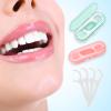 200pcs Floss Picks Travel Floss Toothpicks Sticks with Case Twin-Line Dental Flossers for Adults Teeth Cleaning view 4