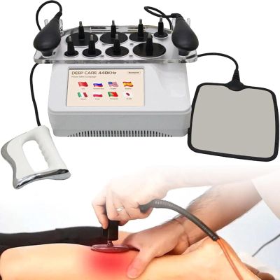 448K Therapy Device for Body Pain,Deep Care Tecar Therapy Diathermy Machine,Portable RET CET Diathermy Body Sliming Machine,Thermal Therapy Beauty Device