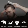 Bollisate Mustache Combs, Dad Him Beard Brush, Stainless Steel Portale Foldable Brush for Husband Styling Dad Grooming Home Adult Travel Men view 2