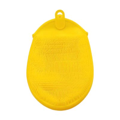 Silicone Sponges for Dishes, Double-Sided Silicone Sponge Washing Up Brush, Non-Stick Dish Scrubber for Household Cleaning of Cooking Grate Hobs Pots Pans Baking Trays