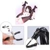 10 Piece Set Of Classic Elegant Pink Soft Nylon Adjustable Multifunctional Fitness Bedroom Combination, With Nylon Bracelet And Sleep Eye Mask - D8-Uk view 3