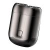 Face Shaver - Compact Shaver for Men | Portable Mens Travel Facial Hair Groomer | Double-Head Beard Shaving Buzzer | Pocket Size Face Storm Razor | Waterproof Rotary Electrical Razor for Wet & Dry view 1