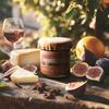 Jam Variety Selection - Unique Flavours: Pumpkin & Chestnut, Fig Orange & Anise, Strawberry & Chilli, Apple Raisin & Cinnamon. Perfect for Cheese Pairing - Pack of 4 x 180g view 4