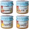 Jam Selection with No Added Sugar Pack of 4 x 280g Fruit Spreads Fig, Strawberry, Pineapple & Mint, Pumpkin & Walnut Naturally Sweetened Preserves view 1