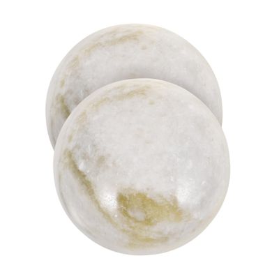 BIUDECO 2pcs Jade Handball Exercise Ball Hand Massage Balls Handballs Hand Exercise Portable Stress Relief