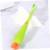 HAKIDZEL 6pcs Kids Toothbrushes Soft Bristle Carrot Design for Children Cute Cartoon Toothbrushes Ergonomic Handles for Boys and Girls view 4