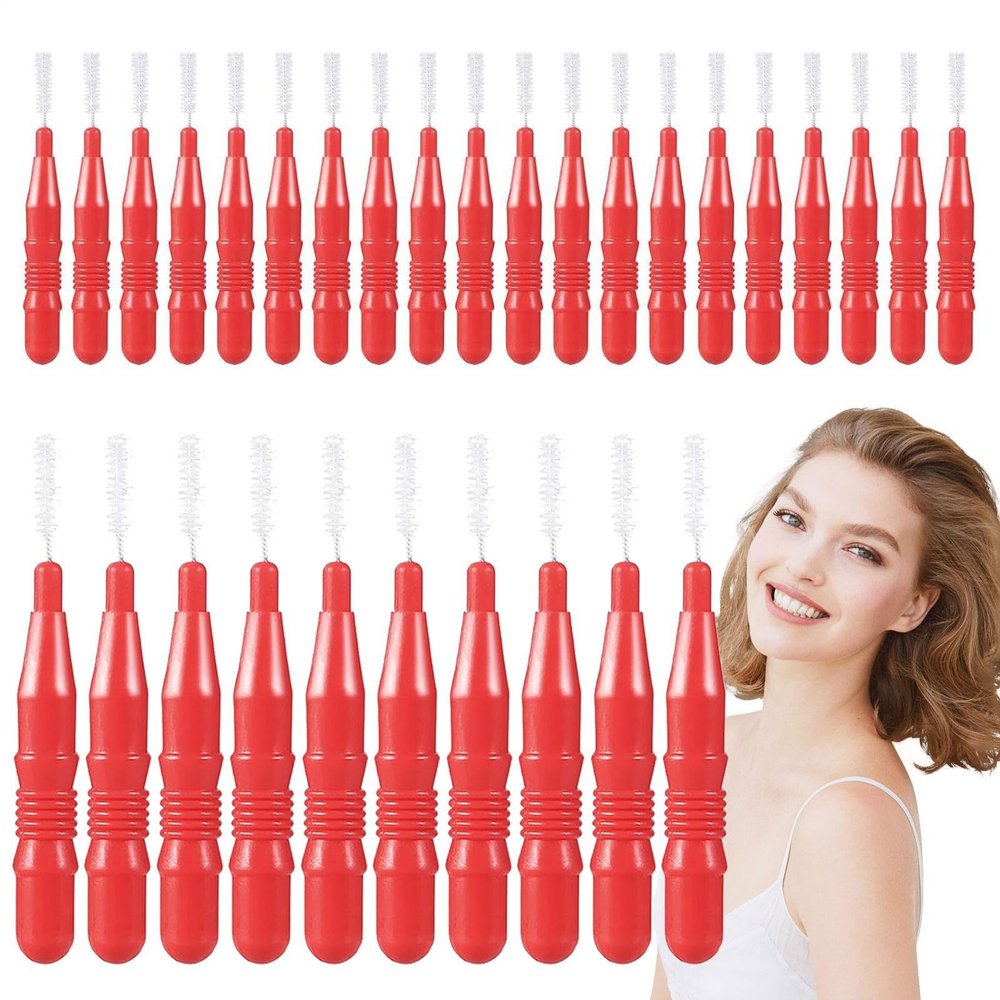 Interdental Brushes,Interdental Tooth Picks Flossing Brushes - Soft Bristled Compact Hygiene Toothpicks for Family Friends Lovers Teen Daily Care Routine