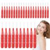 Interdental Brushes,Interdental Tooth Picks Flossing Brushes - Soft Bristled Compact Hygiene Toothpicks for Family Friends Lovers Teen Daily Care Routine view 1