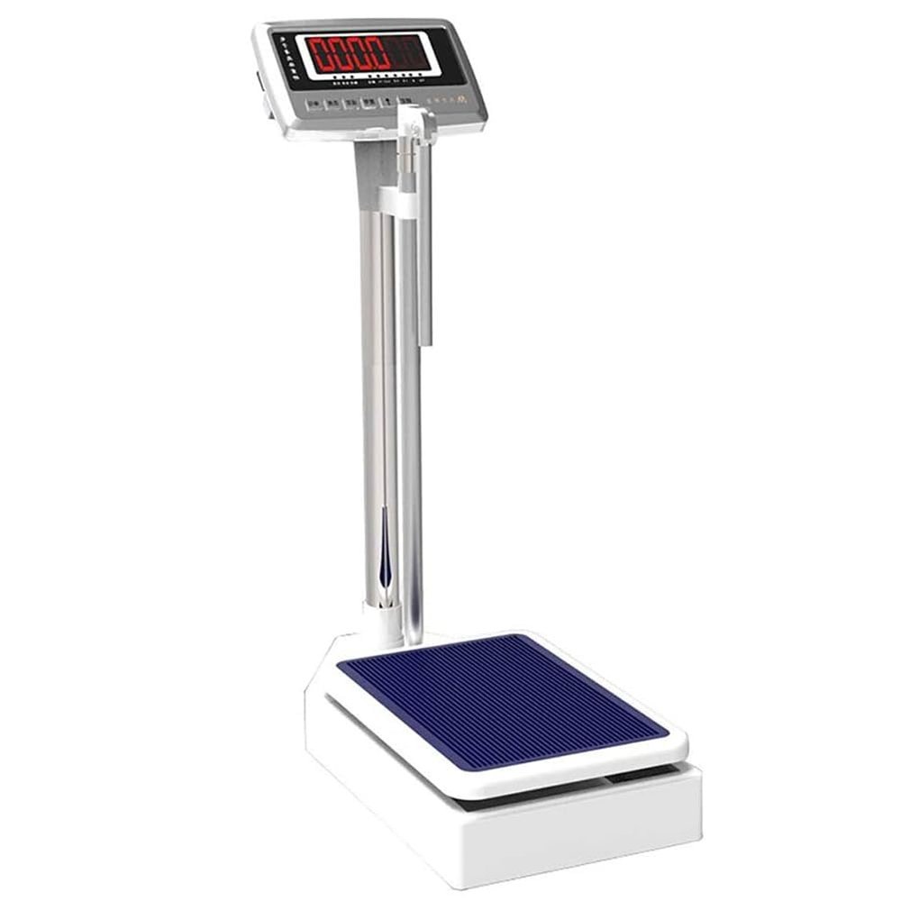 Medical Weighing Scale Professional Digital Physicians Scale , Electronic Height Weight Scale, High Precision Sensor, For Gym, Hospital, Weighing Range: 0.02kg-200kg, 71-190cm Measurement Range