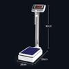 Medical Weighing Scale Professional Digital Physicians Scale , Electronic Height Weight Scale, High Precision Sensor, For Gym, Hospital, Weighing Range: 0.02kg-200kg, 71-190cm Measurement Range view 4