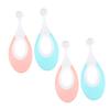 FOYTOKI 4pcs Baby Tooth Brush Soft Bristles Toothbrush for Infant Oral Care Comfortable to Hold Lightweight Training Toothbrush Set for Newborn Boys and Girls view 1