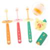 CALLARON 3pcs Boy Girl Toothbrush Rotatable Supple Brush Portable Teeth Cleaning for Boy Girl Years Old Random Color view 4