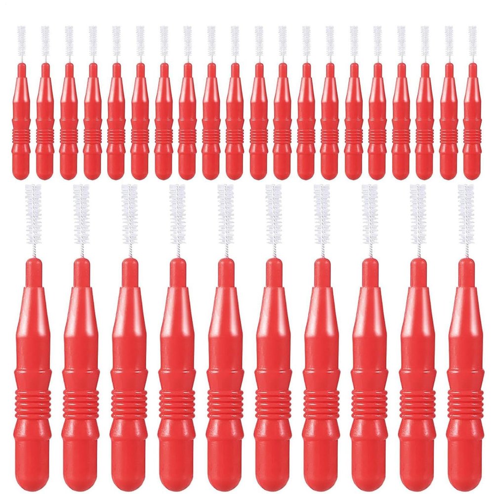 Furtryvl Floss Brush | Between Teeth Gaps Cleaning Brushes,Soft Bristled Compact Hygiene Toothpicks for Family Friends Lovers Teen Daily Care Routine