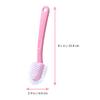 BIUDECO 4pcs Long-handled Plastic Shoe Cleaning Brush Set with Hanging Hole, Multi-surface Stiff Bristles for Household Shoe and Bathroom Cleaning Tasks Random Color view 2