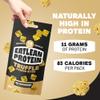 Eatlean Protein Cheese Bites - Truffle Baked Cheese Crisp Snacks, 11g Protein, 83 Calories, Low Carb & Keto Friendly, Vegetarian, 20g Bags, 12 Pack Gourmet On-the-Go Snack view 3