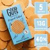 Good Guys 8 x Packs. Original Salted, 40% Less Fat. Tasty, Crispy, Low Calorie Snacks Biscuits. Healthy Crackers. 8x50g packs view 3