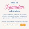 Peacock Supplies Ramadan Treat Box Gift Hamper | Tasty Treats & Luxury Essentials | Contains Tasty Chocolates, Lantern-Design Mugs, Scented Candle & Sweet, Juicy Ajwa Dates view 3