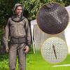 Adults Fly Suits,Mesh Fly Proof Suit with Hood - Lightweight Breathable Mesh Clothing Netting with Carrying Pouch for Backpacking Camping Climbing view 2
