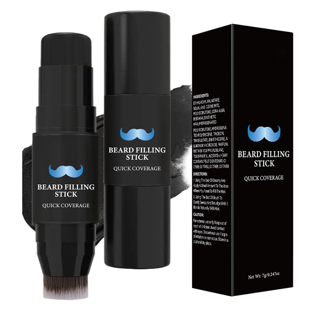 Beard Filler for Men 7g Sweat-Proof Waterproof Tint Filling Stick