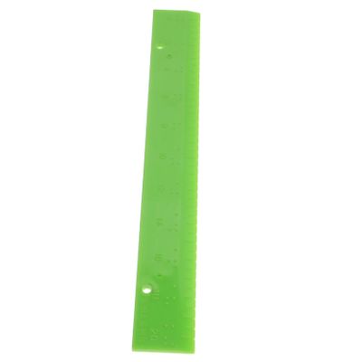 TOPPERFUN Braille Measuring Ruler Tool for Blind Students Lightweight Portable Braille Learning Accessory Easy to Use for Classroom and Workshop Measurement Tasks